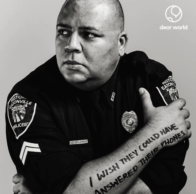 Omar Delgado Brain Tattoo portrait, Orlando Pulse Nightclub first responder