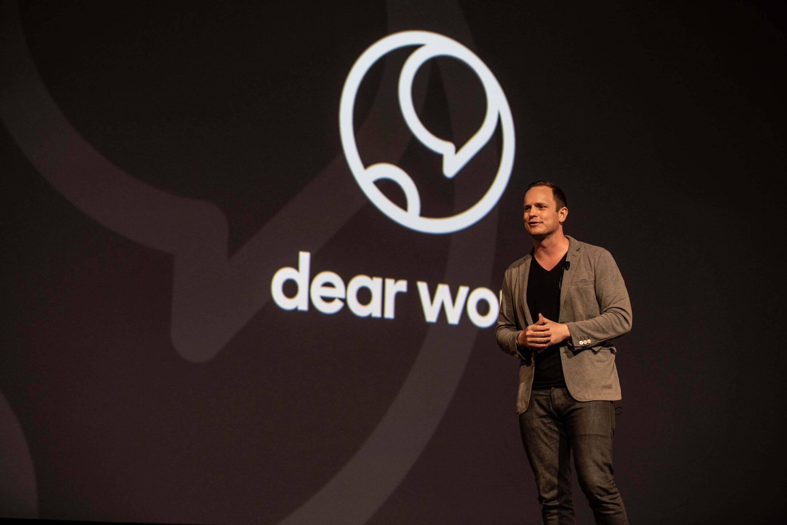 Dear World storytelling experience in action